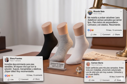 Pack Master x12 : Calcetines Pro-Diabetes para Circulación Activa