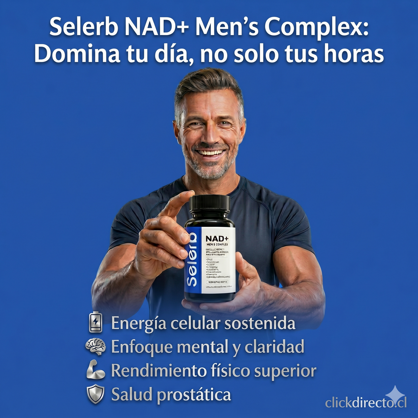 NAD Power & Prostate: Rendimiento Total Masculino